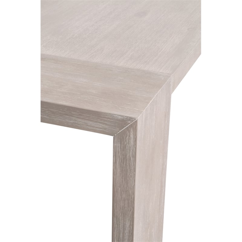 Essentials For Living Traditions Tropea Wood Dining Table in Natural Gray