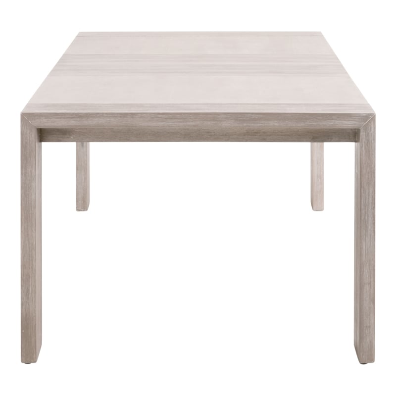 Essentials For Living Traditions Tropea Wood Dining Table in Natural Gray