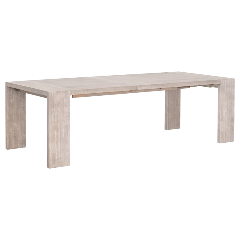 Essentials For Living Traditions Tropea Wood Dining Table in Natural Gray