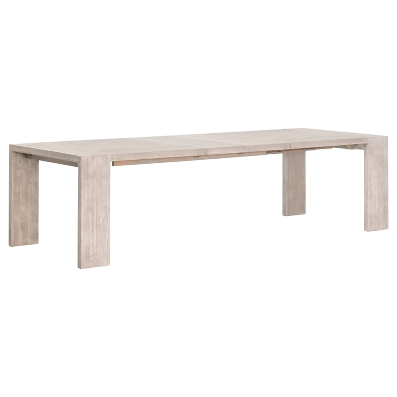 Essentials For Living Traditions Tropea Wood Dining Table in Natural Gray