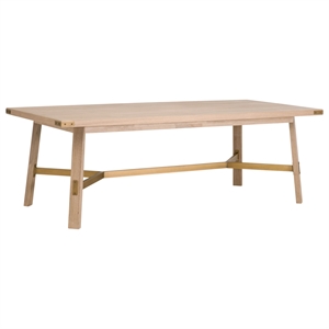 star international furniture traditions klein wood dining table in honey oak
