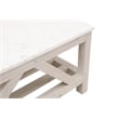 Essentials For Living Bella Antique Spruce Wood Coffee Table - White Wash