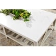 Essentials For Living Bella Antique Spruce Wood Coffee Table - White Wash