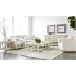 Essentials For Living Bella Antique Spruce Wood End Table in White Wash