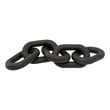 Essentials For Living Bella Antique Cinq Wood Link in Black Wash Pine