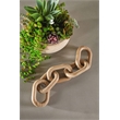 Essentials For Living Bella Antique Cinq Wood Link in Smoke Gray Pine
