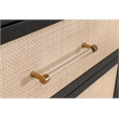Essentials For Living Traditions Holland Wood Double Dresser in Black