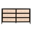 Essentials For Living Traditions Holland Wood Double Dresser in Black