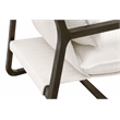Essentials For Living Stitch & Hand Hamlin Fabric Club Chair in White