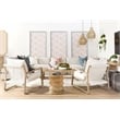 Essentials For Living Stitch & Hand Hamlin Fabric Club Chair - White/Gray