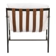 Essentials For Living Stitch & Hand Brando Fabric Club Chair in White