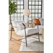 Essentials For Living Stitch & Hand Brando Fabric Club Chair in White