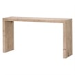 Essentials For Living Reed Transitional Wood Console Table in Smoke Gray
