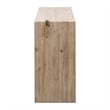 Essentials For Living Reed Transitional Wood Console Table in Smoke Gray