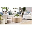 Essentials For Living Roma Transitional Wood Coffee Table in White Wash