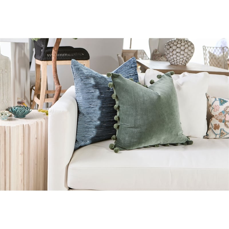 Essentials For Living Roma Transitional Wood End Table in White Wash