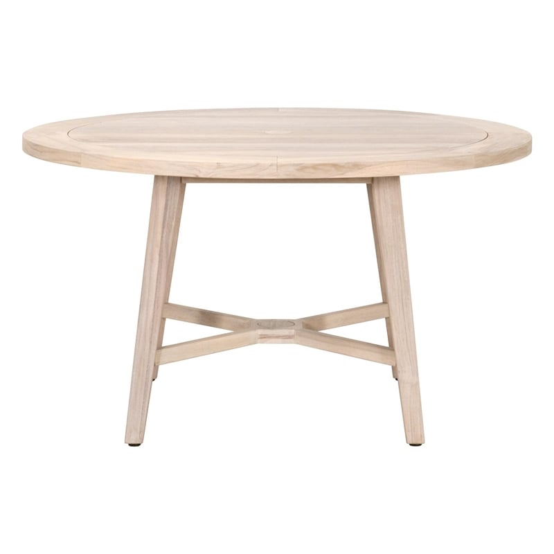 Essentials For Living Carmel Transitional Wood Dining Table in Natural
