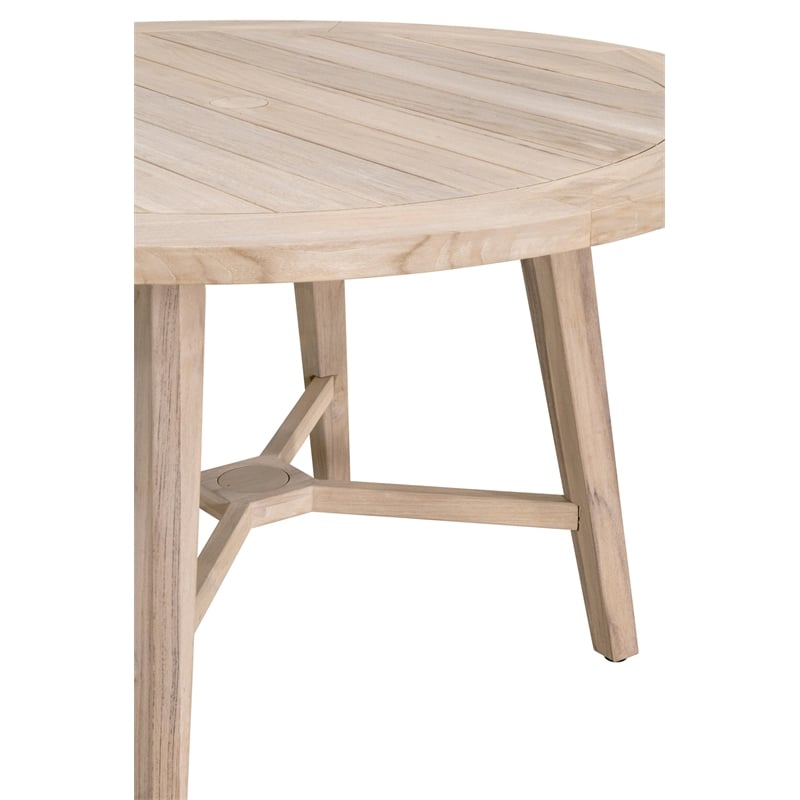 Essentials For Living Carmel Transitional Wood Dining Table in Natural