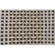 Essentials For Living Cross Transitional Fabric Accent Cube in Brown