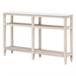 Essentials For Living Emerie Transitional Wood Console Table in White