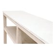 Essentials For Living Emerie Transitional Wood Console Table in White