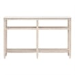 Essentials For Living Emerie Transitional Wood Console Table in White