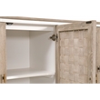 Essentials For Living Weave Transitional Wood Sideboard in Smoke Gray