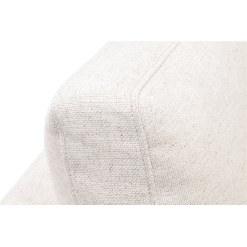 Essentials For Living Daley Fabric Armless Chair in Cream