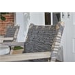 Essentials For Living Costa Outdoor Fabric/Wood Club Chair in Dove Gray