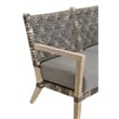 Essentials For Living Costa Outdoor Fabric Sofa in Dove Gray