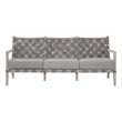 Essentials For Living Costa Outdoor Fabric Sofa in Dove Gray