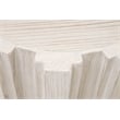 Essentials For Living Bella Antique Roma Wood Accent Table in White Wash