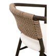 Essentials For Living Juxtaposition Wood Chair in Brown