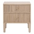 Essentials For Living Bronze Bay Highland Wood Nightstand in Natural