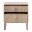 Essentials For Living Bronze Bay Highland Wood Nightstand in Natural