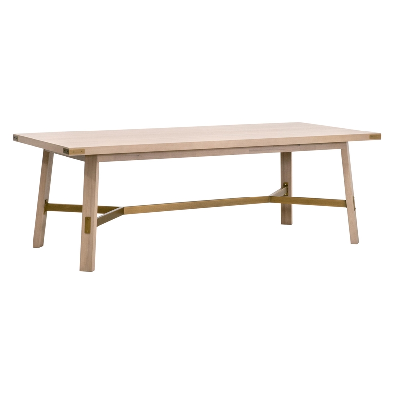 Essentials For Living Klein Wood Dining Table in Light Oak