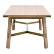 Essentials For Living Klein Wood Dining Table in Light Oak
