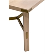 Essentials For Living Klein Wood Dining Table in Light Oak