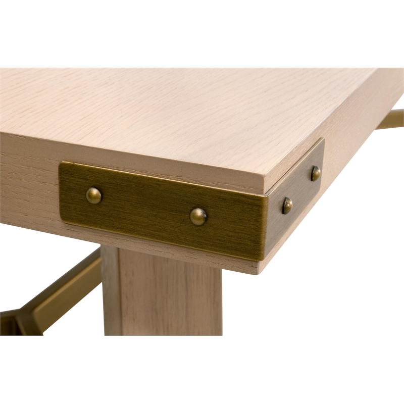 Essentials For Living Klein Wood Dining Table in Light Oak