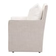 Essentials For Living Essentials Harmony Fabric Arm Chair in Pearl