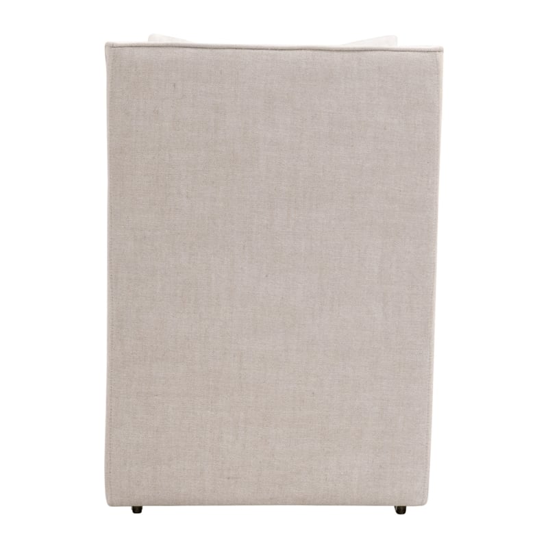 Essentials For Living Essentials Harmony Fabric Arm Chair in Pearl