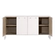 Sonia Shagreen Media Sideboard - Pearl Shagreen Resin and Lucite