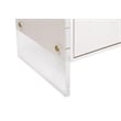 Sonia Shagreen Media Sideboard - Pearl Shagreen Resin and Lucite