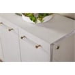 Sonia Shagreen Media Sideboard - Pearl Shagreen Resin and Lucite