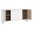 Sonia Shagreen Media Sideboard - Pearl Shagreen Resin and Lucite
