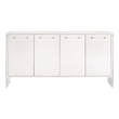 Sonia Shagreen Media Sideboard - Pearl Shagreen Resin and Lucite