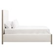 Emmett Queen Bed - LiveSmart Peyton-Pearl Fabric and Natural Gray