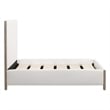 Emmett King Bed - LiveSmart Peyton-Pearl Fabric and Natural Gray