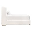 Stewart Twin Bed - LiveSmart Peyton-Pearl Fabric and Natural Gray Oak