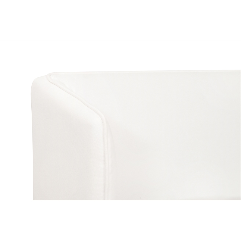 Stewart Twin Bed - LiveSmart Peyton-Pearl Fabric and Natural Gray Oak